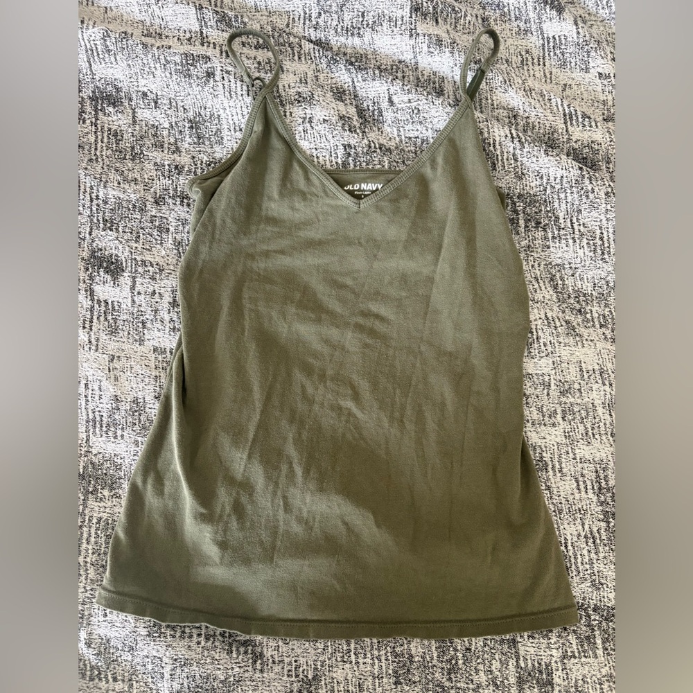 Old Navy First Layer Cami Olive Green Size Small